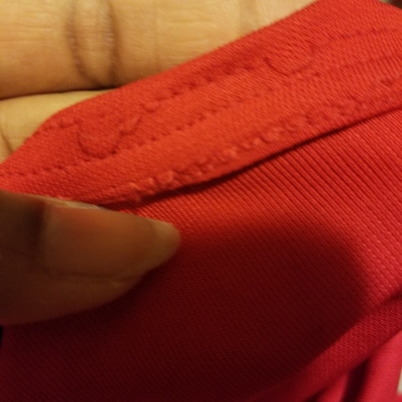 Zara NWOT Red Ruched Skirt + Matching Top - Picture 6 of 7